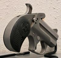 Bond Arms Rough N Rowdy Derringer, .45 Colt/.410, 2.5" Barrel, SN 371019, Stainless Steel - 2