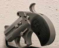 Bond Arms Rough N Rowdy Derringer, .45 Colt/.410, 2.5" Barrel, SN 371019, Stainless Steel - 3
