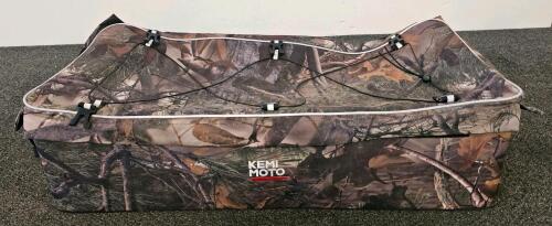Kemimoto Camouflage ATV Cargo Bag, 76L Capacity, Water-Resistant, Fits Multiple ATV Models