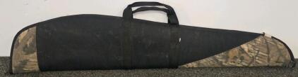 Allen Rifle/Shotgun Soft Gun Case, Black With Camouflage Ends, 52-Inch, USA Made