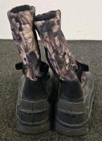 Ozark Trail Men&rsquo;s Insulated Waterproof Camo Winter Boots, Size 11, Deep Lug Sole, Velcro/Drawstring - 2