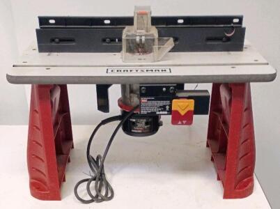Craftsman Router Table 320.37599 with 1.5 HP Router 315.174921, 23-5/8" x 14-1/8" MDF Table