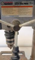 Central Machinery 5-Speed 8-Inch Bench Drill Press With Work Light - 5