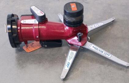 Task Force Tips Safe-Tak 1250 Portable Fire Monitor Base, 4" Storz Inlet, 1250 GPM Flow, 4 Legs