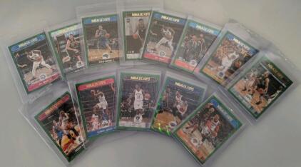 2017-18 NBA Hoops Green Parallel /99 Basketball Cards &ndash; 13 Cards, Including Rookies