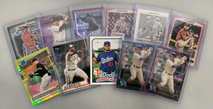 Baseball Cards: Rookie, Parallel & Serial #, Ketel Marte, Keibert Ruiz, 2016&ndash;2021, 11 Cards
