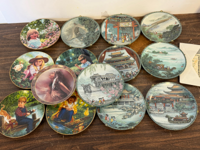 "Treasured Days" Collector Plate Series By Higgins Bond &ndash; Complete 8-Plate Set, 1987&ndash;1988, 8.5" Porcelain Plates