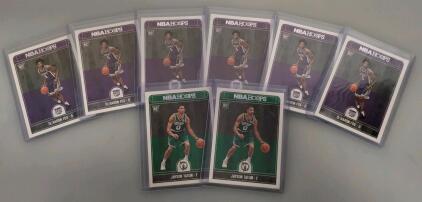 2017-18 NBA Hoops Rookie Cards - 6 De'Aaron Fox #264, 2 Jayson Tatum #253 - Celtics Kings RCs