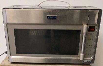 Maytag MMV4205DS Over-the-Range Microwave, 2.0 Cu. Ft., 1000W, Stainless, 30" Wide, Serial TR62635476