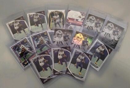 Justin Jefferson 2020 Panini Football RC Cards - Absolute, Donruss, Illusions, Select, Parallels, 14 Cards