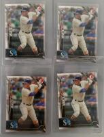 2016 Bowman & Topps Chrome Ketel Marte Rookie Card Lot &ndash; Blue & Gold Refractors, Serial Numbered - 4