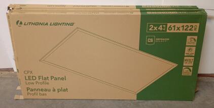 (3) Lighting CPX 2x4 LED Flat Panel, 4000-6000 Lumens, 3500/4000/5000K, 0-10V Dimmable