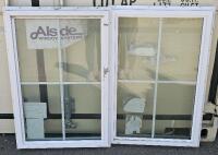 Alside Vinyl Replacement Windows, Double Hung, Colonial Grid Option, White, Set Of 4 - 2