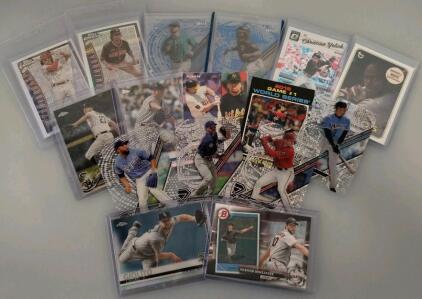 16 Baseball Cards - Topps Chrome, Rookie, Serial Numbered, Inserts, Multi-Year, Multi-Team
