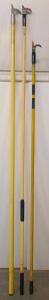 Set Of Three Fiberglass Pike Poles &ndash; 9, 10Ft Lengths, Single Hook With Spike And More