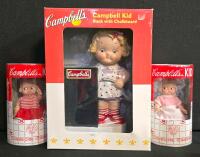 Extensive Campbell&rsquo;s Soup Kids Collectibles Lot&mdash;Dolls, Mugs, Plates, Tins, Cards, Books, More (Shelf G) - 3