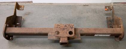 Class III/IV 2" Receiver Hitch, Dual Mounting Brackets, Fits Full-size Truck or SUV, Heavy Rust