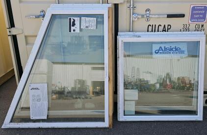 Alside Vinyl Fixed Picture & Trapezoidal Windows, White, Dual Pane, Multiple Sizes, Custom Shapes