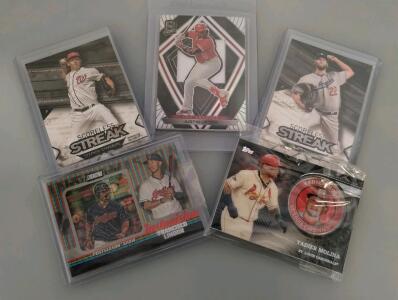 Topps & Panini Baseball Cards: Strasburg, Kershaw, Lindor, Upton, Molina - Scoreless Streak & Inserts
