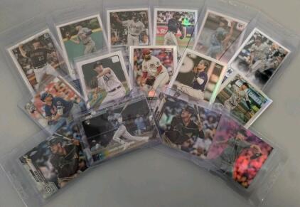 2021-2022 Topps Chrome Rookie Cards - Franco, Alonso, Arozarena, Grisham, 15 Cards