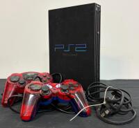 Sony PlayStation 2 Console SCPH-30001 R, NTSC, 2 Ports, 2 3rd Party Controllers, Power Cable