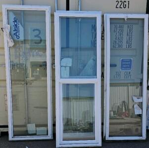 Alside Vinyl Double-Hung Windows, White, Approx. 30"x60", Set Of 4