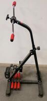Dual Arm & Leg Rehab Pedal Exerciser, Adjustable Resistance, Compact Steel Frame, Portable<br/>& (2) Wooden Bar Stools - 3
