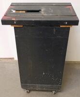 Rolling Metal Routing Tool Stand with Casters, Dual Shelves and Center Slot for Power Tool - 2