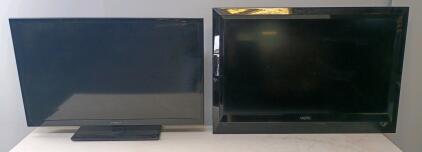 Vizio E322VL 32" LCD TV 1080p 3x HDMI Wall Mount & Insignia NS-32D311NA15 32" LED HDTV
