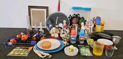 Corelle & Fiesta Plates, Glassware, Figurines, Cookware, Holiday Decor, And More