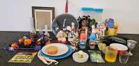 Corelle & Fiesta Plates, Glassware, Figurines, Cookware, Holiday Decor, And More