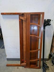 Wood Headboard And Footboard, With Metal Bedframe