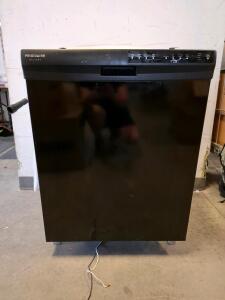 Frigidaire Built-In Dishwasher, Black Finish, 5 Wash Cycles, Front Controls (Unable To Test)