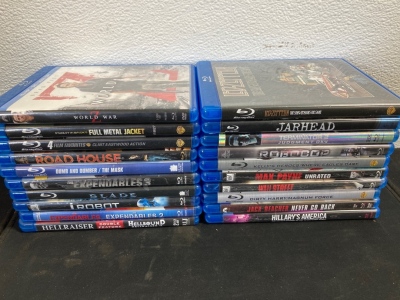 (20) Assorted Blu-Ray Movies