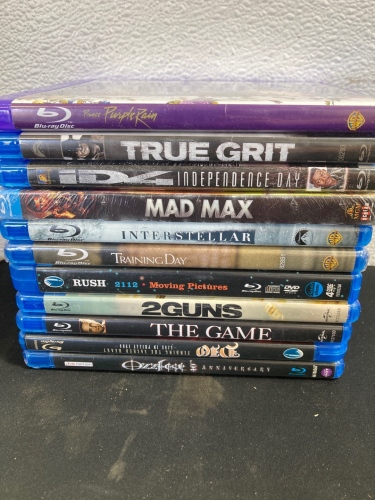 (10) Assorted Blu-Ray Movies