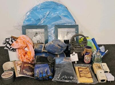 Full Circle Exchange Infinity Scarves 3Pcs, Baby Pop-Up Beach Tent, Ice Bowl, Century Boxing Gloves, Tabletop Fountain, And More