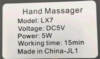 Lunix LX7 Hand Massager With Heat, Compression, And Vibration (Tested, Works) - 4