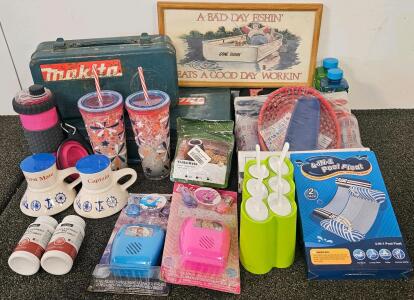 Makita Toolboxes, Pool Floats, BBQ Set, Disney Kids Kits, Poker Set