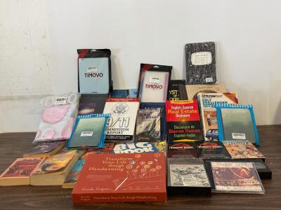 26+ Books, VHS Tapes, Tablet Cases, Shower Curtain, CDs