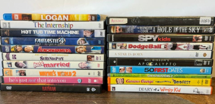 20 DVD And Blu-ray Movies &ndash; Comedy, Action, Animation, Family, Logan Blu-ray, Mixed Titles