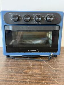 Zakarian Countertop Air Fryer Toaster Oven, Blue, Multi-Function, 26 Quart, 1700W