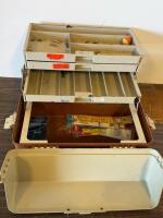 Used Fishing Rod Set With Tackle Box And Accessories - 2