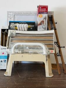 Bathroom Safety Grab Bars, Towel Racks, Moen, Grundtal, LED Bulbs