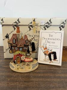 John Hine Studios The Shoemaker's Dream Figurine, Jon Herbert, Original Box & Certificate