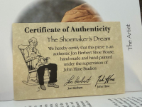 John Hine Studios The Shoemaker's Dream Figurine, Jon Herbert, Original Box & Certificate - 4