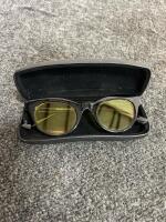 Foster Grant Tortoiseshell Rectangular Sunglasses Brown Tint Plastic Frame UV Protection - 9