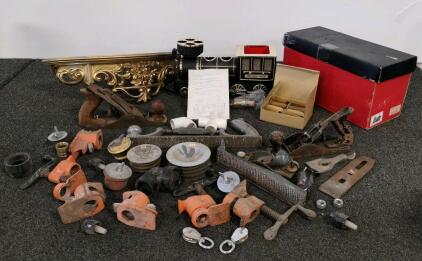 Riviera Moldcraft TR-42 'Lara's Theme' Train Music Box with Vintage Tools & Hardware