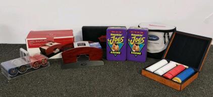 Smokin' Joe's Poker Set With 200+ Chips, Card Shuffler, And Accessories