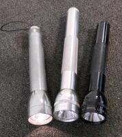 Large Mixed Tool Lot: Maglite Flashlights, Framed Pencil Sketches, Stanley/Irwin Saws, Chisel Set - 5