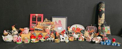 Mixed Lot of 0+ Country Farmhouse and Teacher-Themed Decorative Figurines